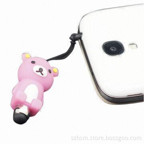 Multifunction PVC Phone Pendant, Customized Designs are Accepted